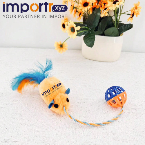 Cute Feather Mouse Bell