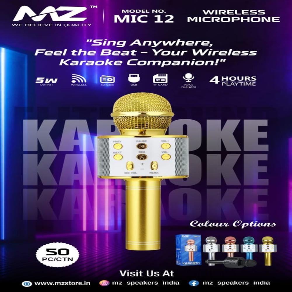 MZ MIC12 WIRELESS MICROPHONE