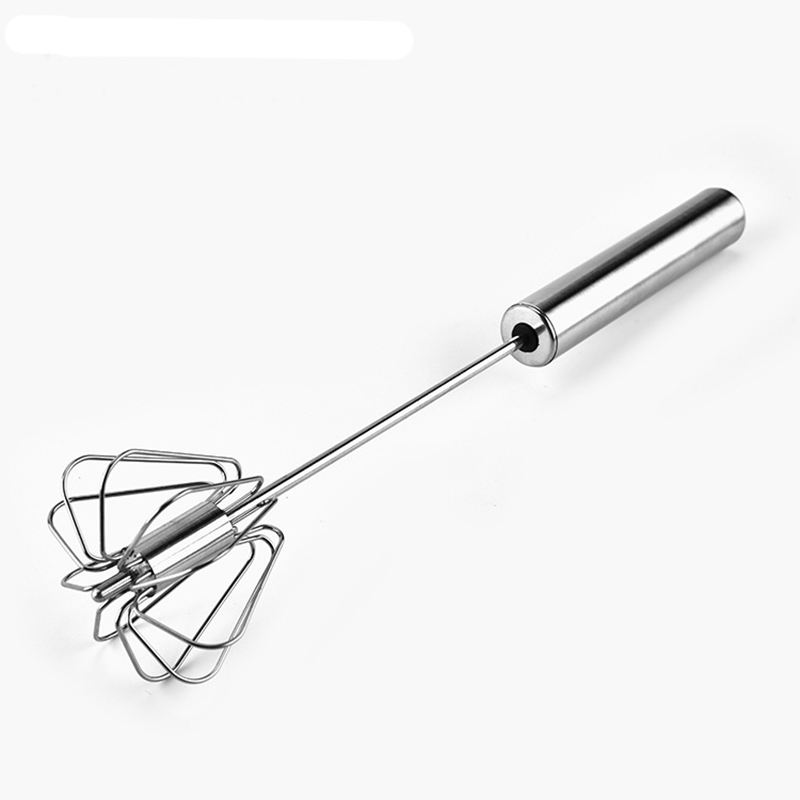 Stainless Steel Semi-automatic Egg Whisk