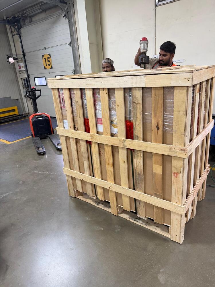 Industrial Wooden Crate