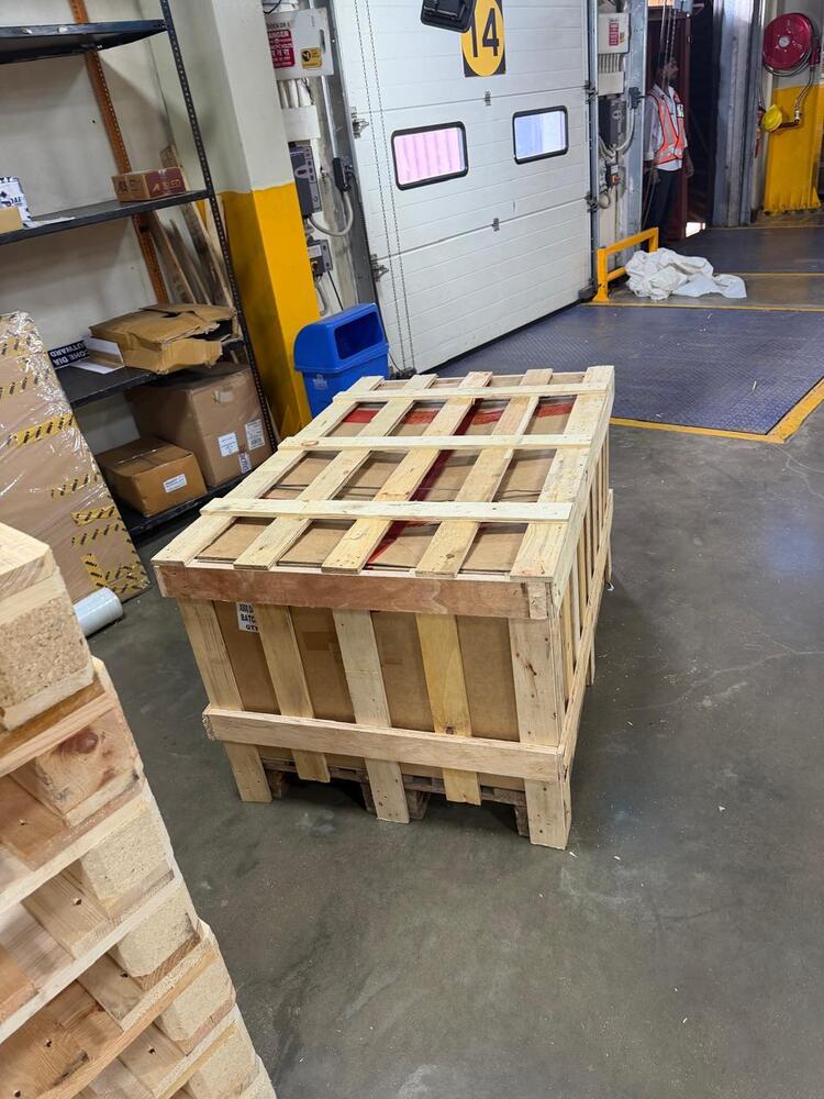 Industrial Wooden Crate