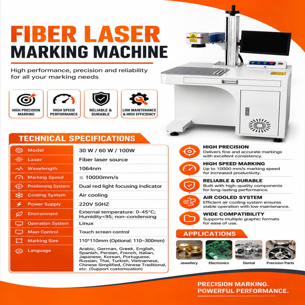 Desktop Fiber Laser Marking Machine