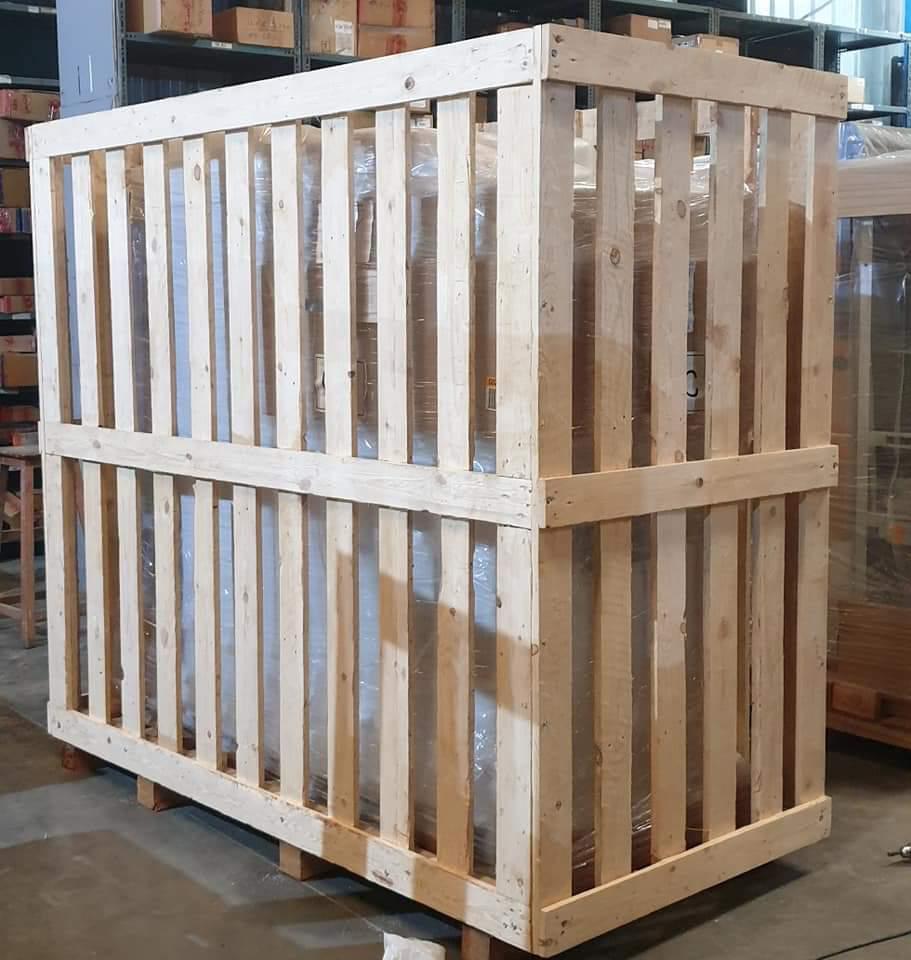 Plain Wooden Shipping Crate