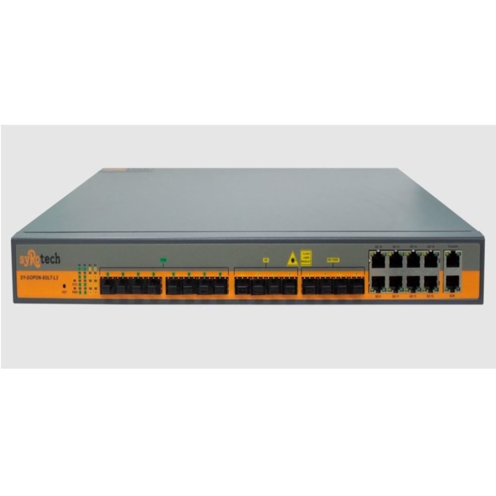 Syrotech 8 Port Epon Olt - Color: Orange