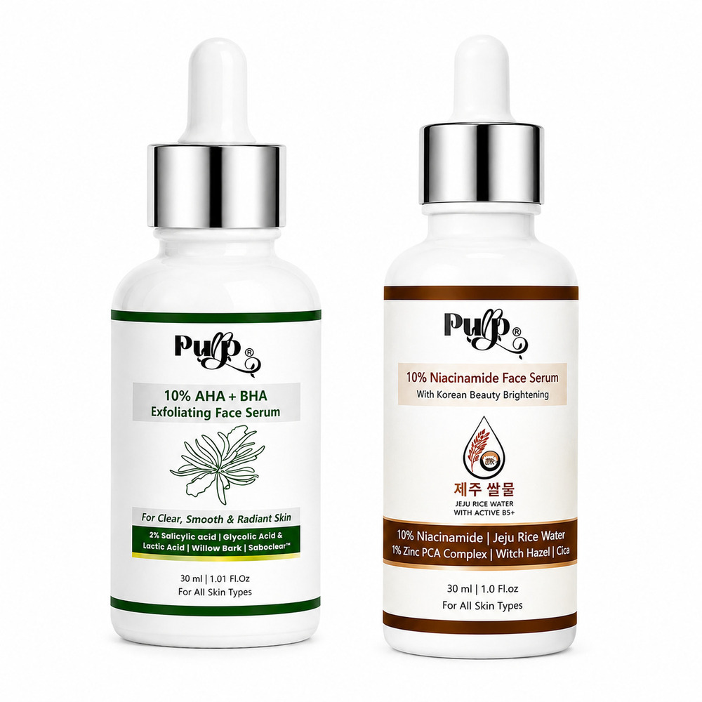 Aha Bha & Niacinamide Face Serum Combo - Age Group: Adults (18+)