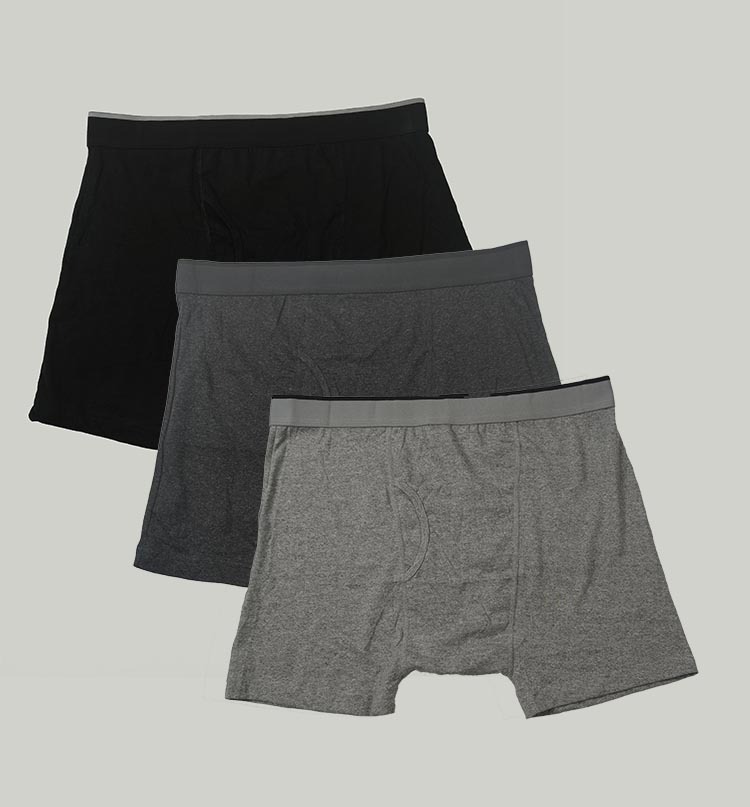 M11782 Mens Stretch 3 Pack Boxer Briefs - Color: Mixed