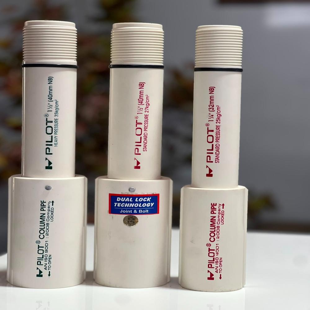 White UPVC Column Pipes