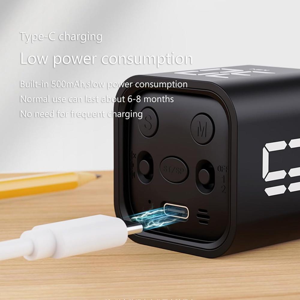 Digital Cube Timer With Usb Charging