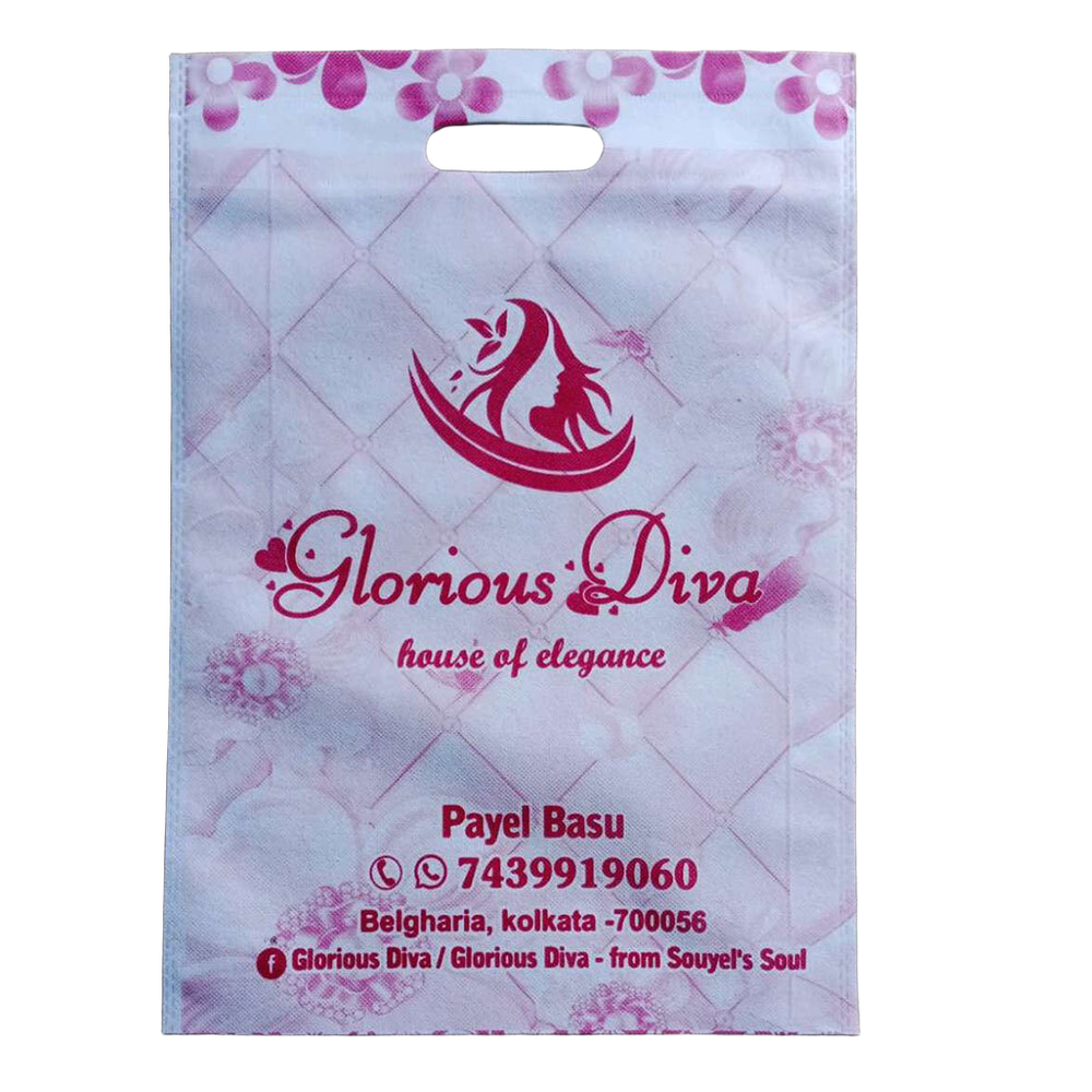 Non Woven Printed D D Cut Bag (One Colour)