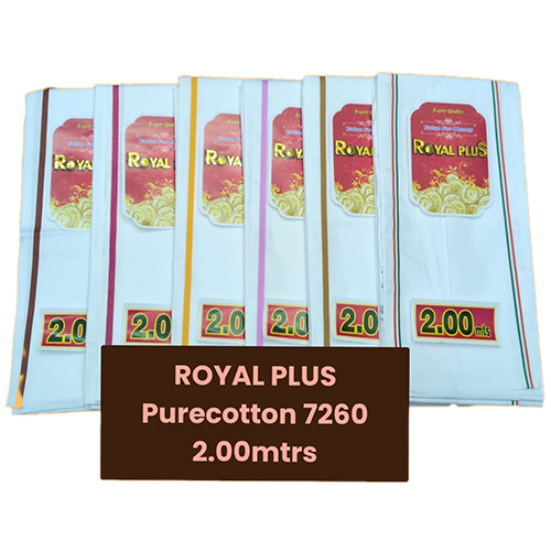 2.00 Mtrs 7260 Royal Plus Pure Cotton Fabric