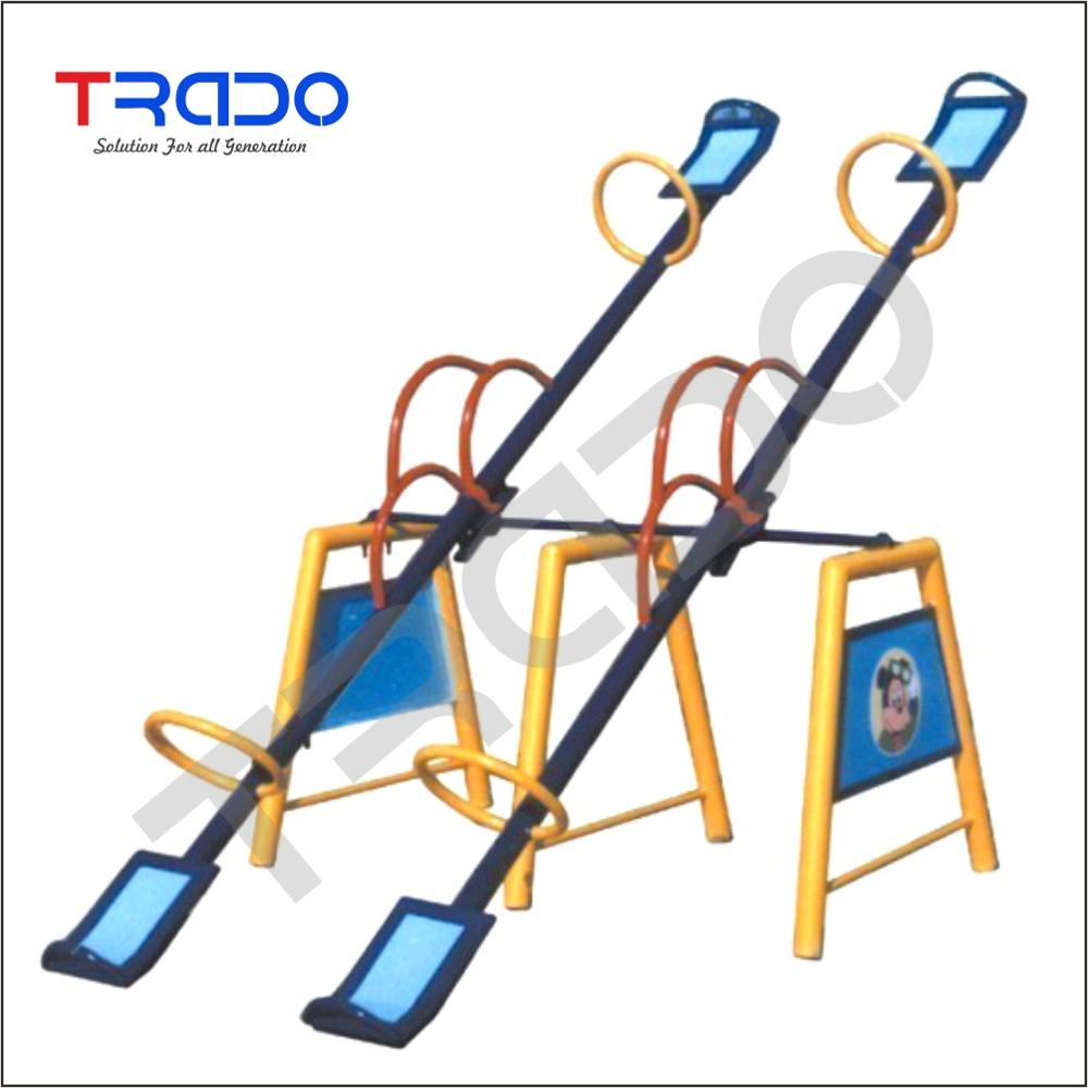 Outdoor playground see saw 