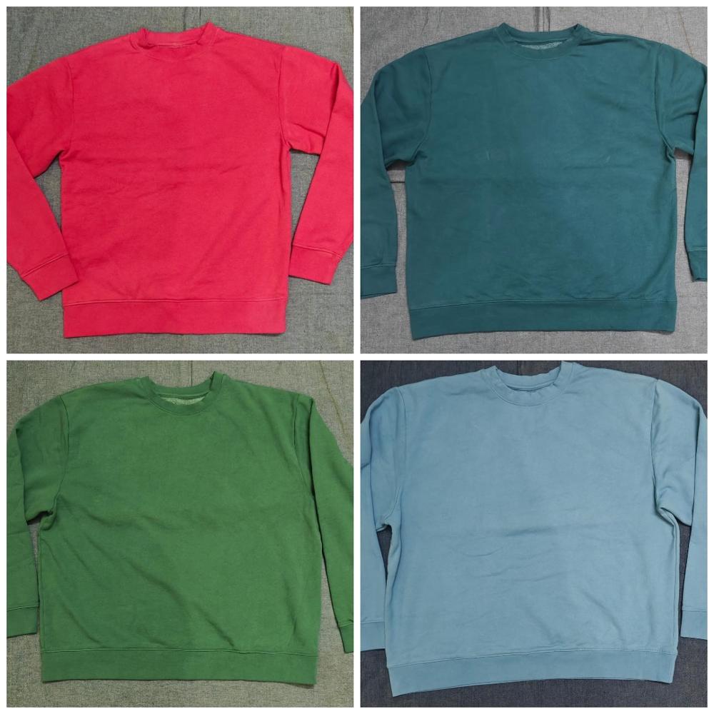 M11778 Mens Garment Dyed Fleece Sweatshirts