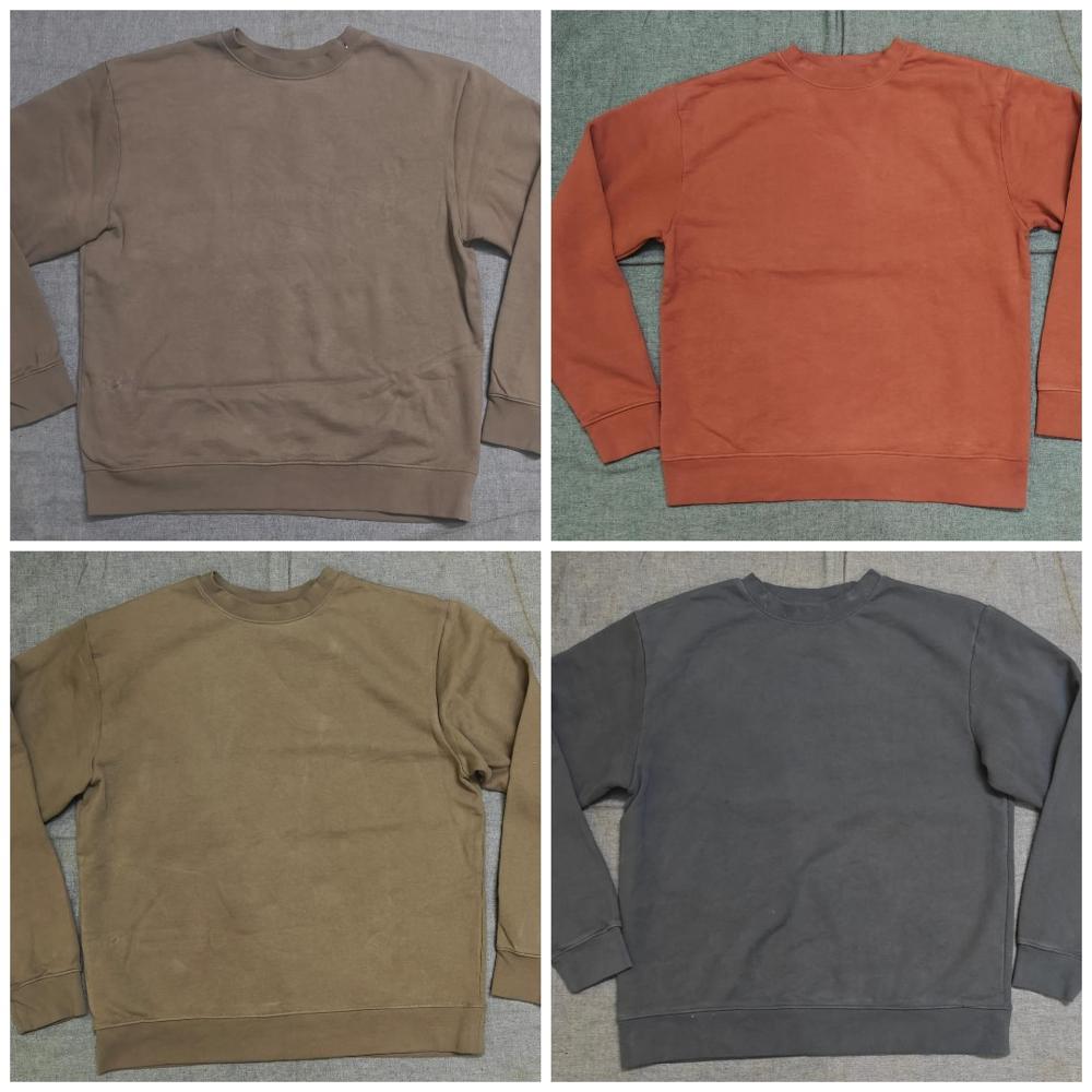 M11778 Mens Garment Dyed Fleece Sweatshirts