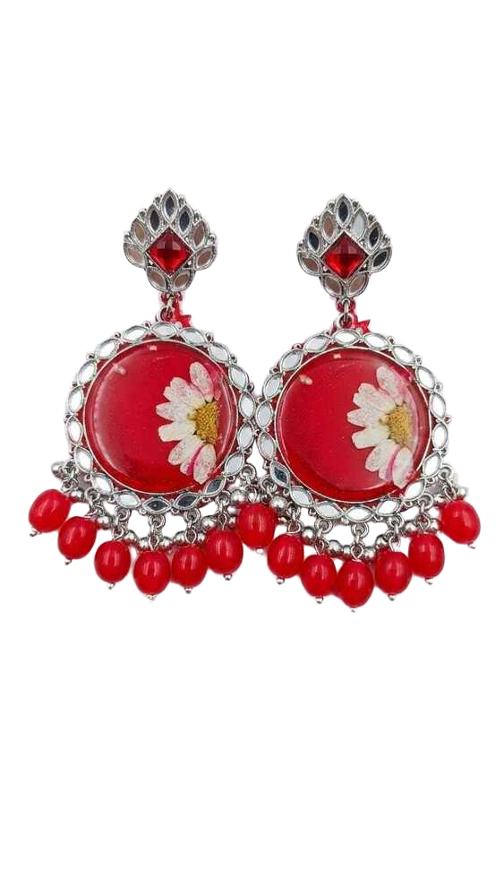 Floral Design Earring