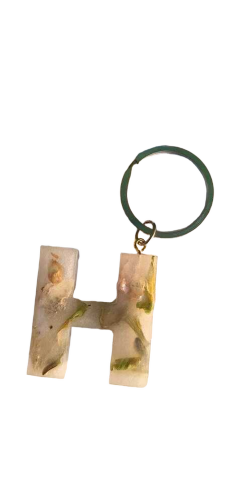 H-Shaped Stone Design Key Chain