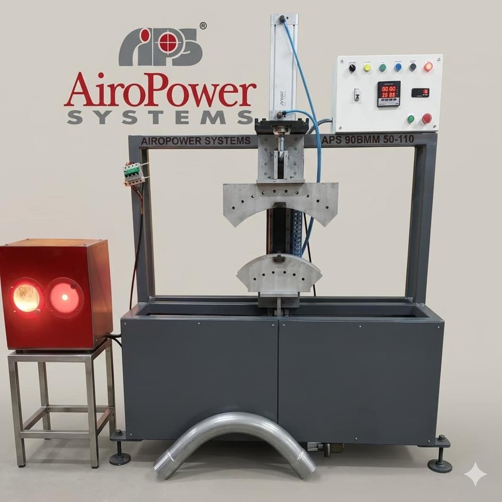 Aps- Ppbme 40-110 Pvc Pipe Bend Making Machine - Color: Blue & White