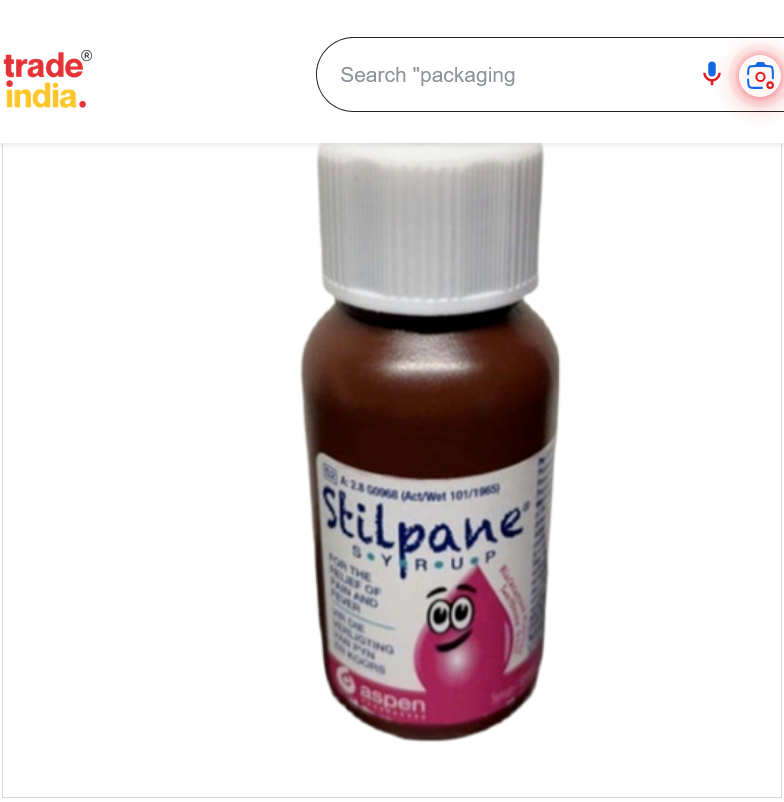 Stilpane Syrup 100ml - Drug Type: Drug Solutions