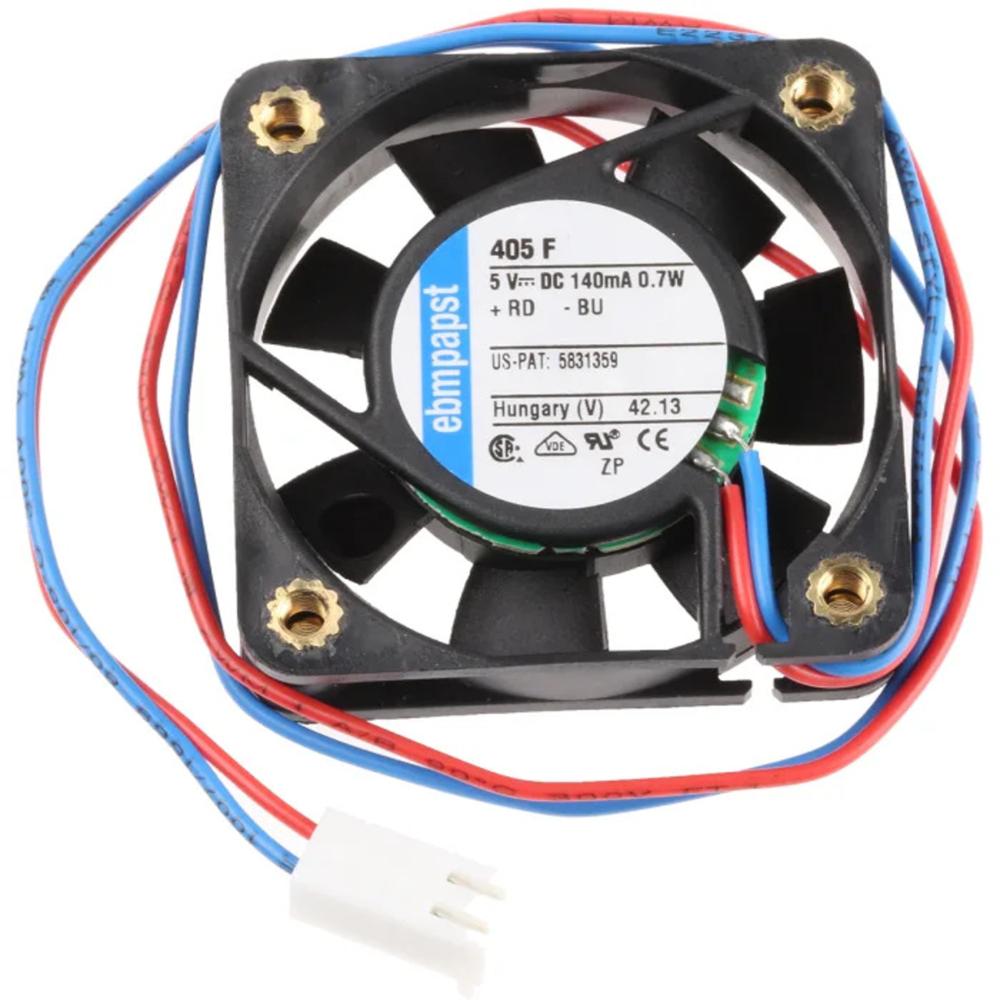 EBMPAPST 405 F 5V DC 0.7W 4010mm Ball Bearing Industrial Axial Cooling Fan