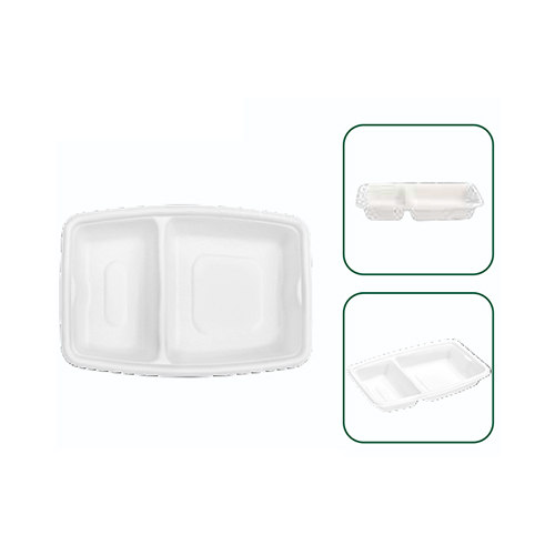 Disposable 2 CP Snack Tray