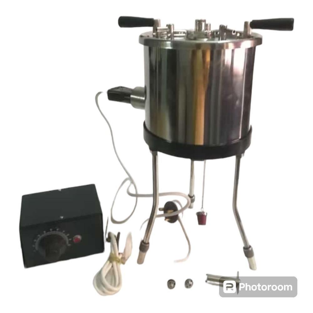 Saybolt Viscometer Apparatus - Stainless Steel, Two Tubes Design | Digital Electronic Controller, Manual Stirring With Turn Table, Double Walled Control Panel