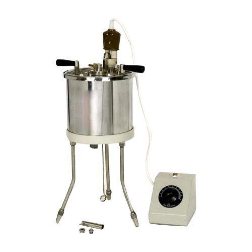 Saybolt Viscometer Apparatus - Stainless Steel, Two Tubes Design | Digital Electronic Controller, Manual Stirring With Turn Table, Double Walled Control Panel