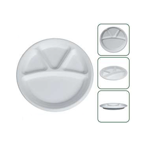 Disposable 11 Inch 4 CP Round Plate