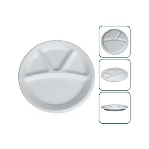 Disposable 12 Inch 4 CP Round Plate