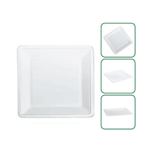 Disposable 8 Inch Square Platter Plate