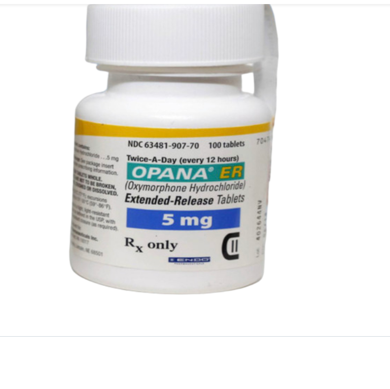 OPANA ER 5mg Extended Release Tablets - Drug Type: General Medicines