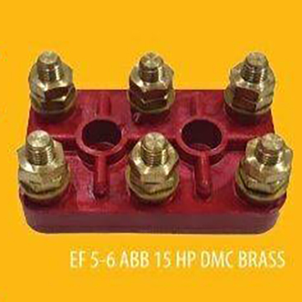 EF 5-6 ABB 15 HP DMC Brass General Terminal