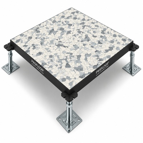 Raised Floor With Esd Pvc Tile - Shape: Square