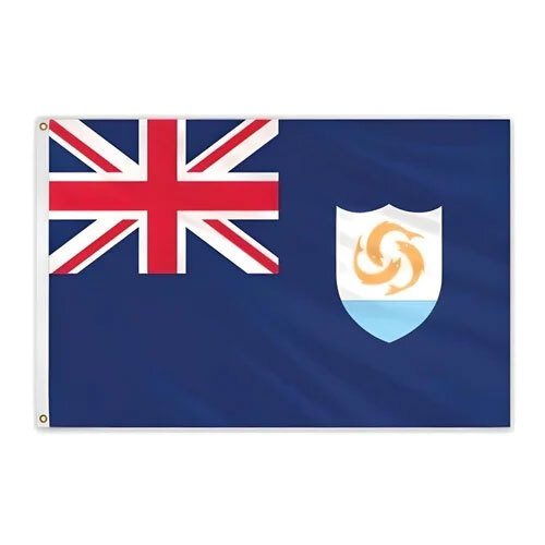 2.5 Feet Polyester Printed Anguilla Flag