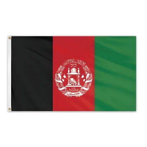 Polyester Flying Afghanistan Flag