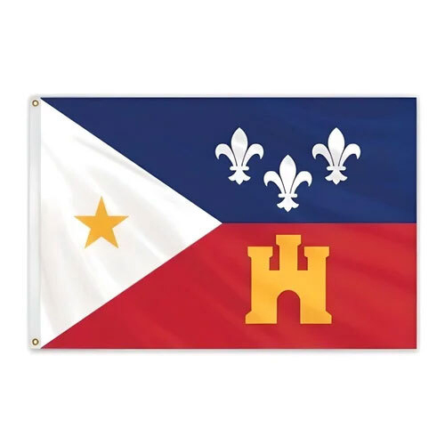 Polyester Acadiana Country Flag