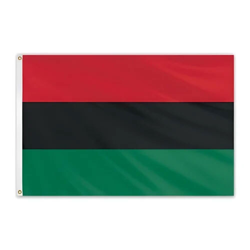 Polyester Plain Afro American Flag