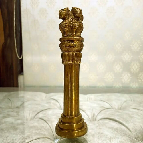 Brass Table Flag Stand