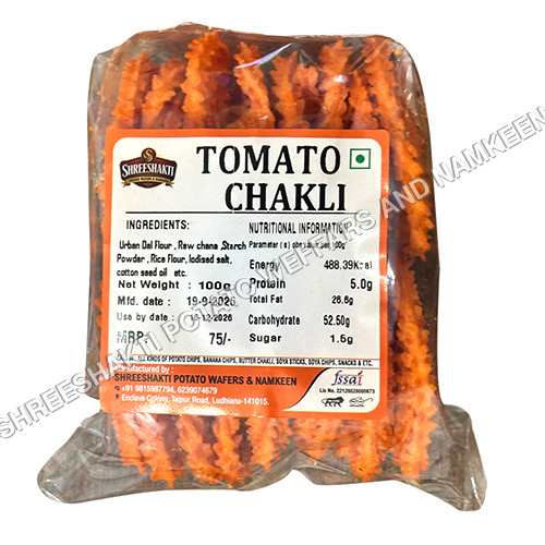 100Gm Tomato Chakli - Carbohydrate: 54.8 G