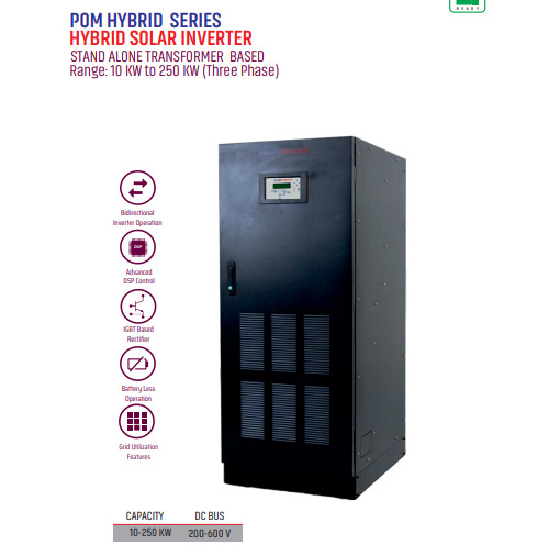 250kw POM Hybrid Series Solar Inverter