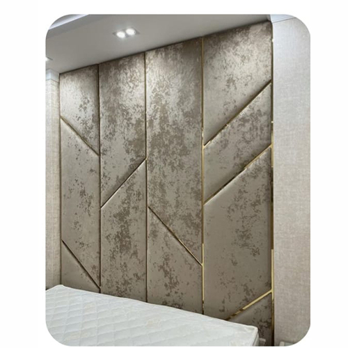 Designer Bed With Wall Matching Set