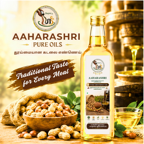 1 Ltr Cold-Pressed Groundnut Oil