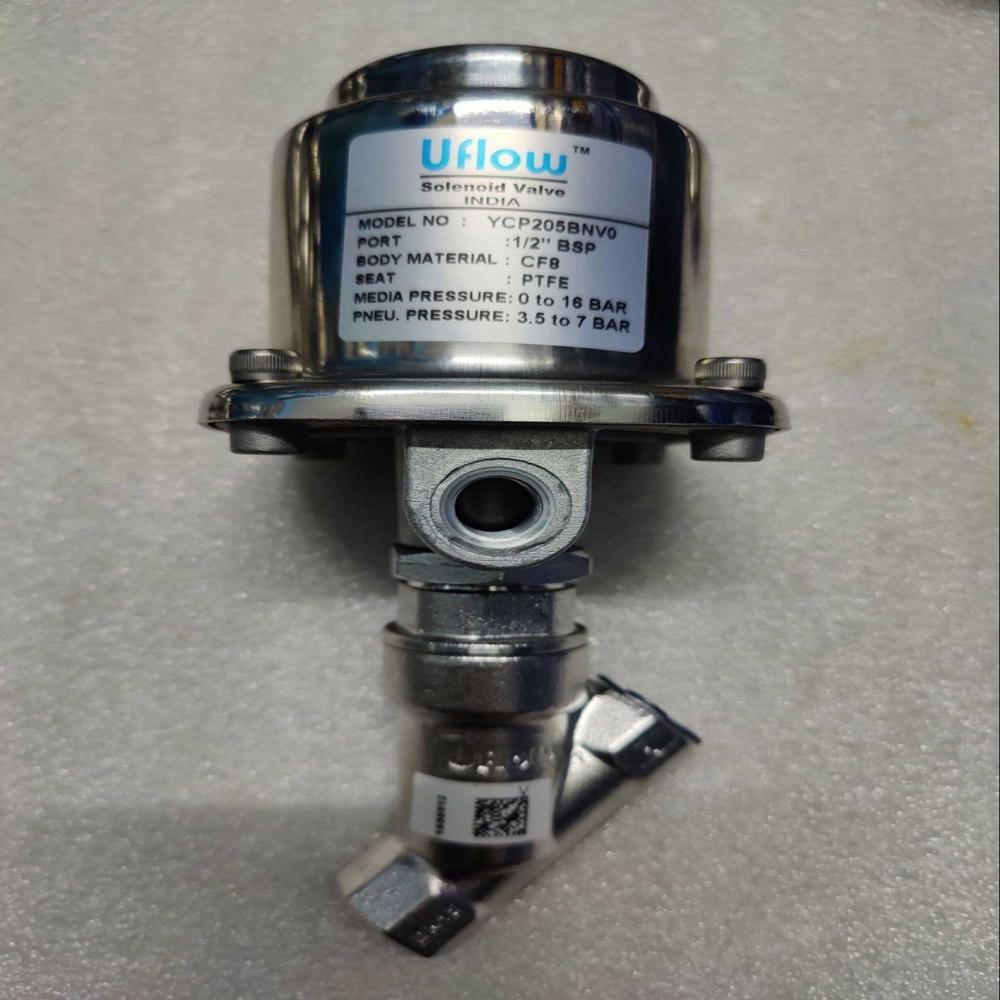 Uflow Pneumatic Angle Seat Valve