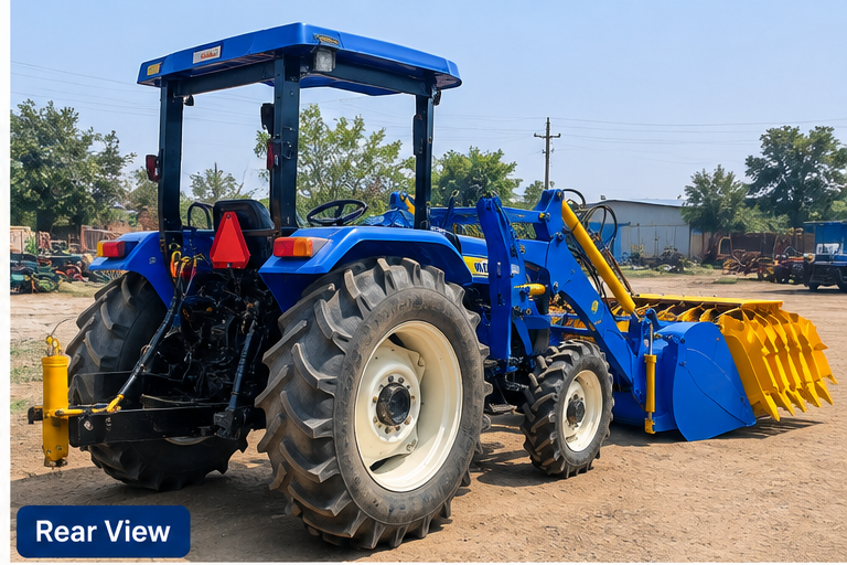 Tractor Front End Loader With Grabber