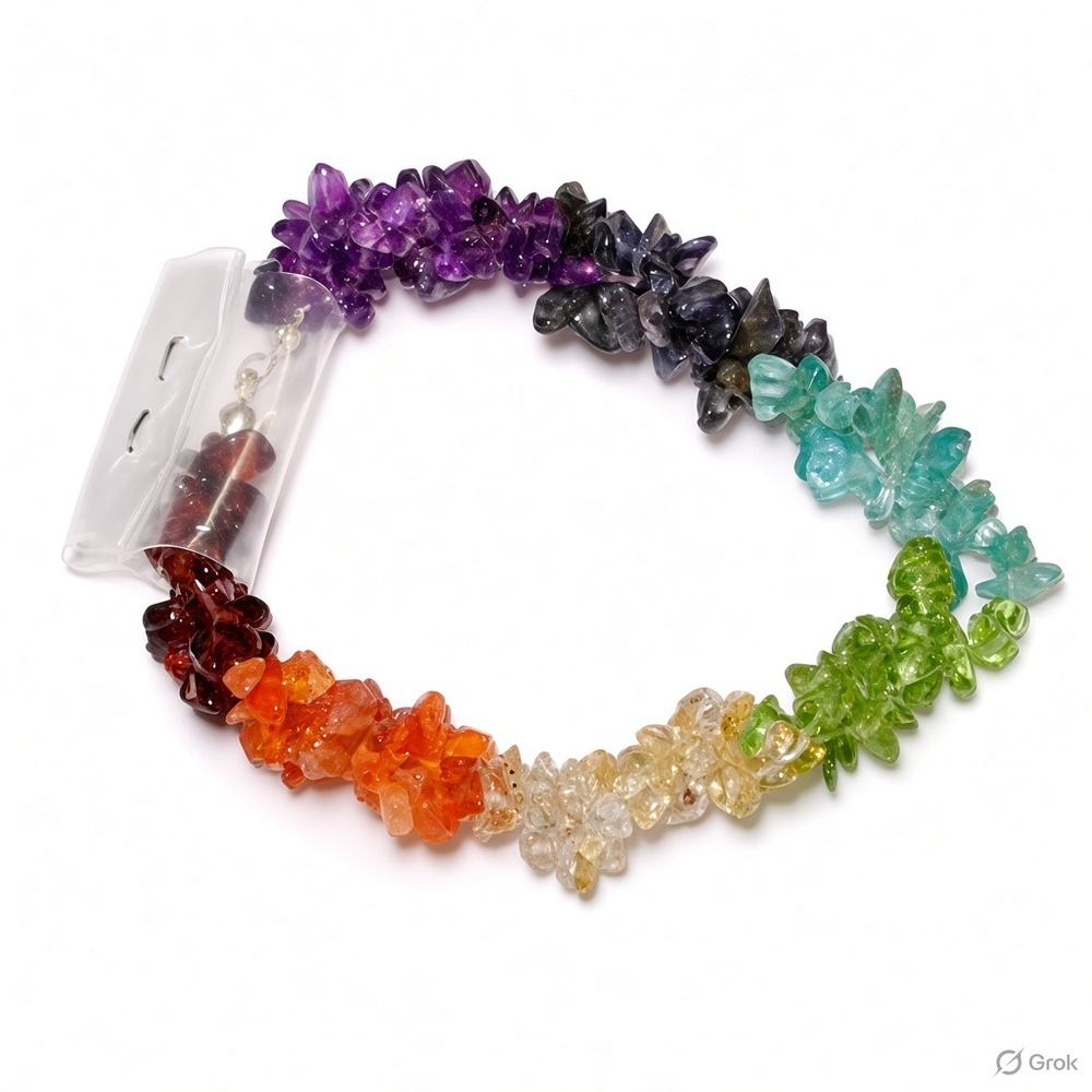 Amethyst Tumbled Chips Bracelets - Design: Attractive