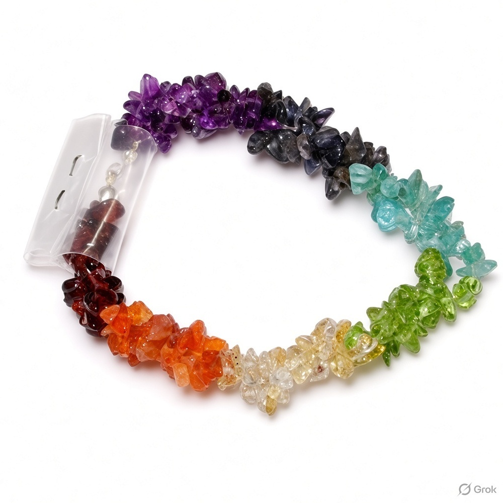 Amethyst Tumbled Chips Bracelets - Design: Attractive