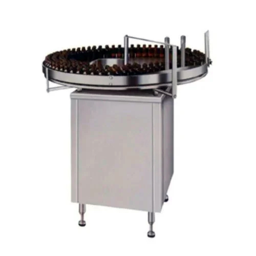 Bottle Turntable Machine - Color: Silver