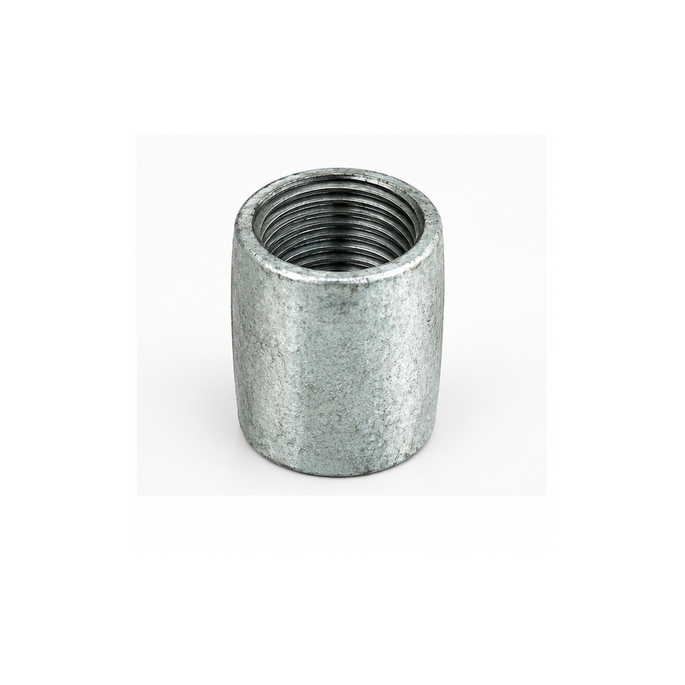 M2 Gi Pipe Socket - Galvanized Iron, Standard Size | Powder Coated Finish, Round Shape, Rust Resistant