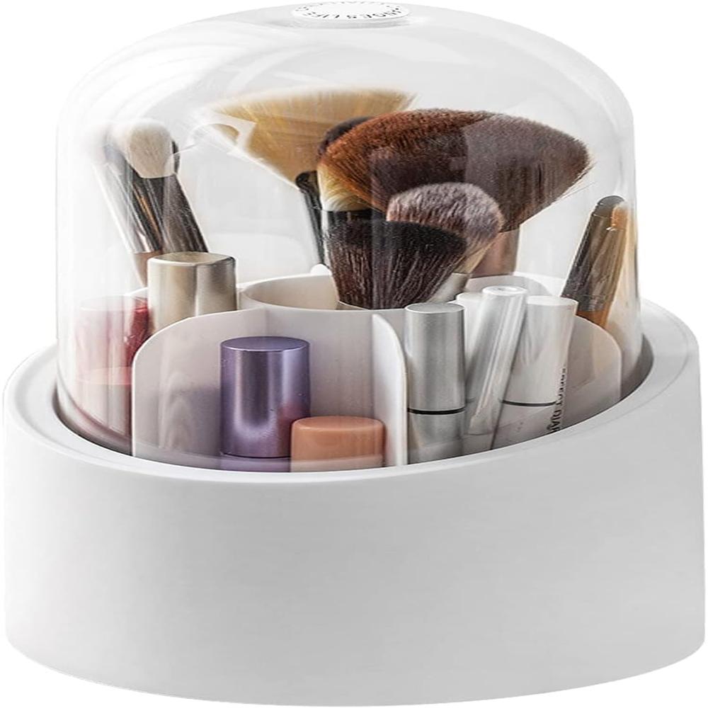 Rotating Cosmetic Makeup Brush Organizer