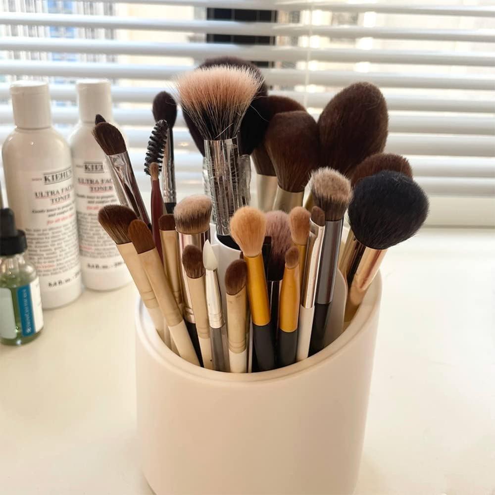 Rotating Cosmetic Makeup Brush Organizer