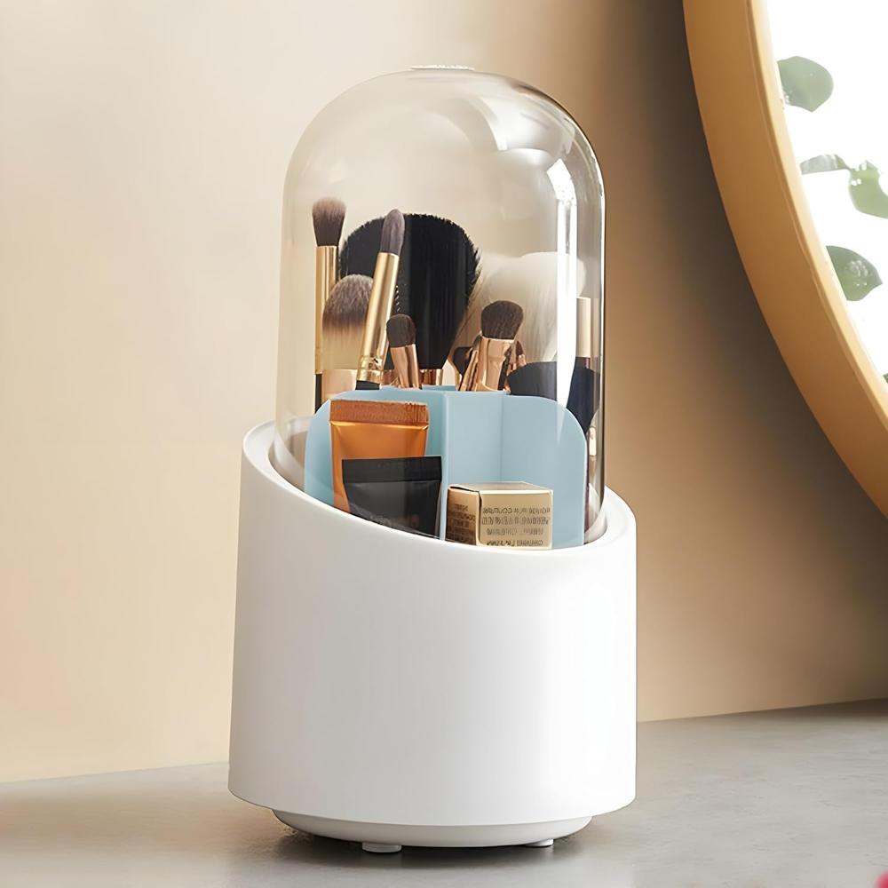 Rotating Cosmetic Makeup Brush Organizer