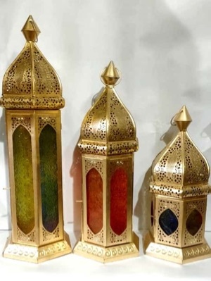 Moroccan Lamp - Material: Metal